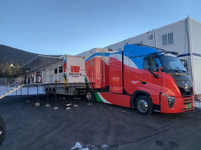 中國重汽智能雪蠟車 科技賦能，助力冬奧健兒馳騁賽場